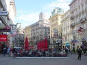 The Graben, pedestrian zone in the center of Vienna