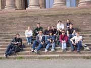 Californian students at Schloss Wilhelmshöhe