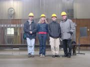 Michael, Hanna, Eric, and Bruno at the Rammelsberg Mine