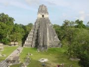Temple I of the Mayan ruins at Tikal
