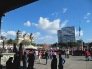 Main plaza in the capital city