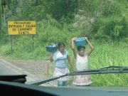 Water is being sold at the roadside