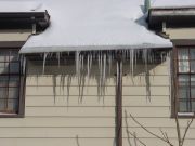 Icicles on the neighbor's house