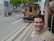 Eric enjoyed his first cable-car ride