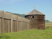 Fort Ross wall and tower
