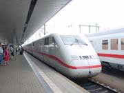 High-speed ICE (InterCityExpress) train, travels up to 280km/h (174 mi/h)